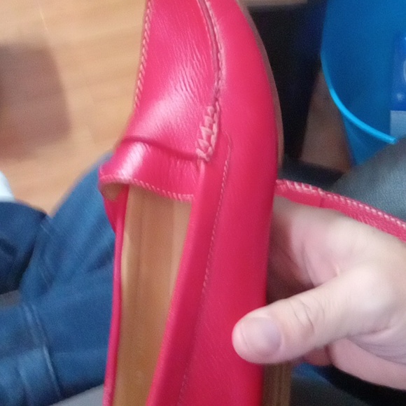 GIORGIO ARMANI SOFT RED SHOE (SZE38) - Picture 3 of 7